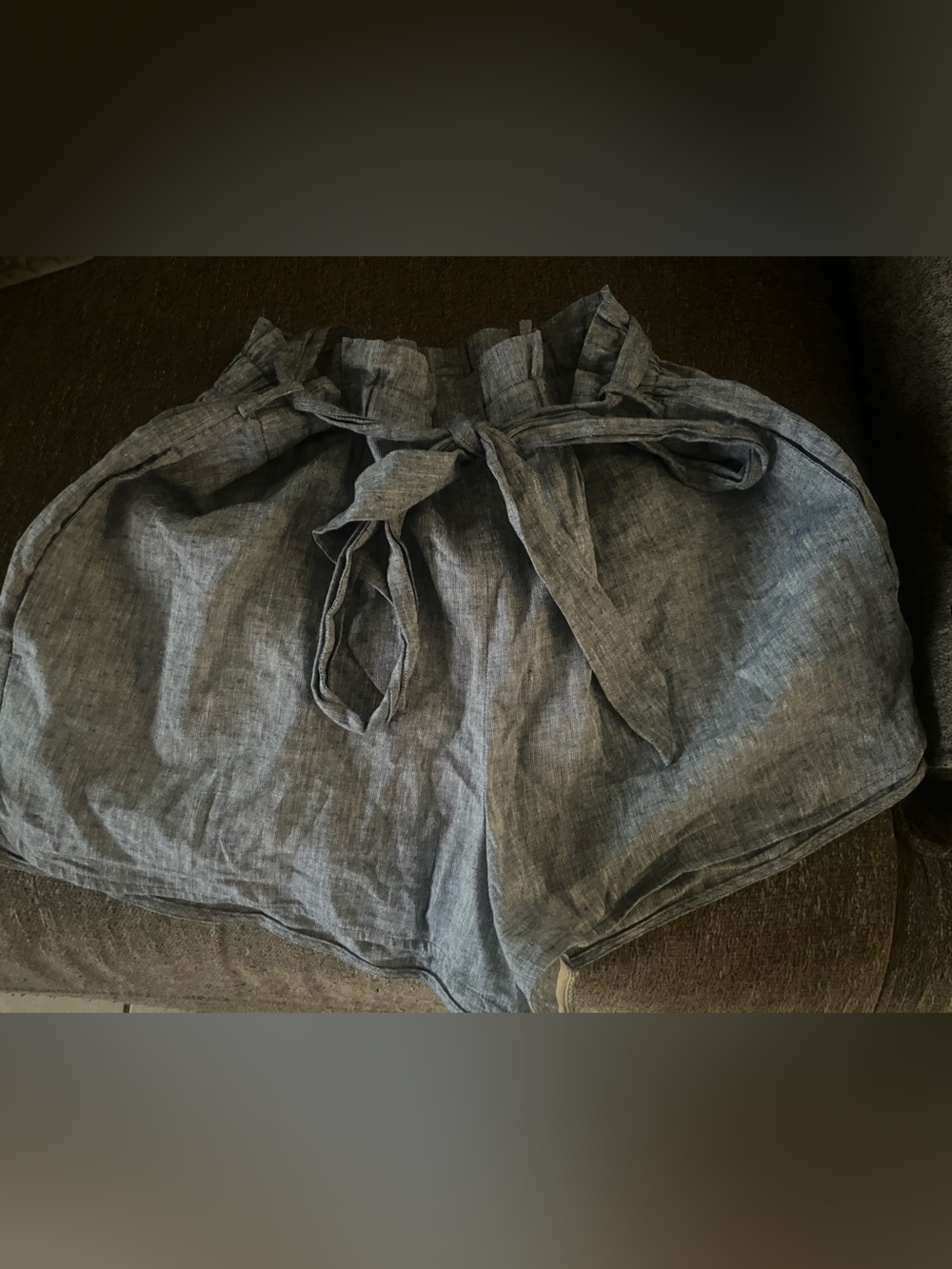 Express Linen brand new blue denim color